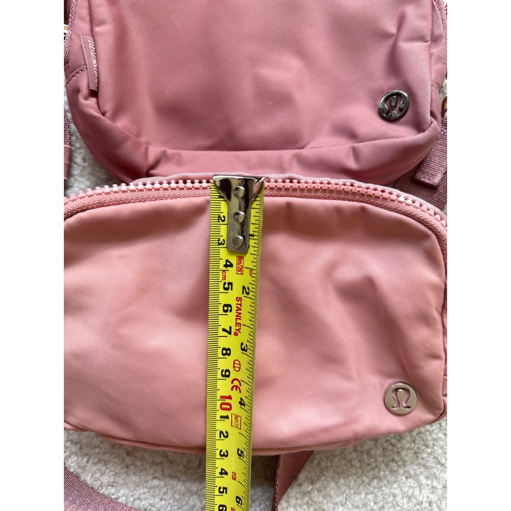 Lululemon Belt Crossbody Bag Lot of 2 Pink Rose Adjustable Strap 1L - Picture 9 of 9